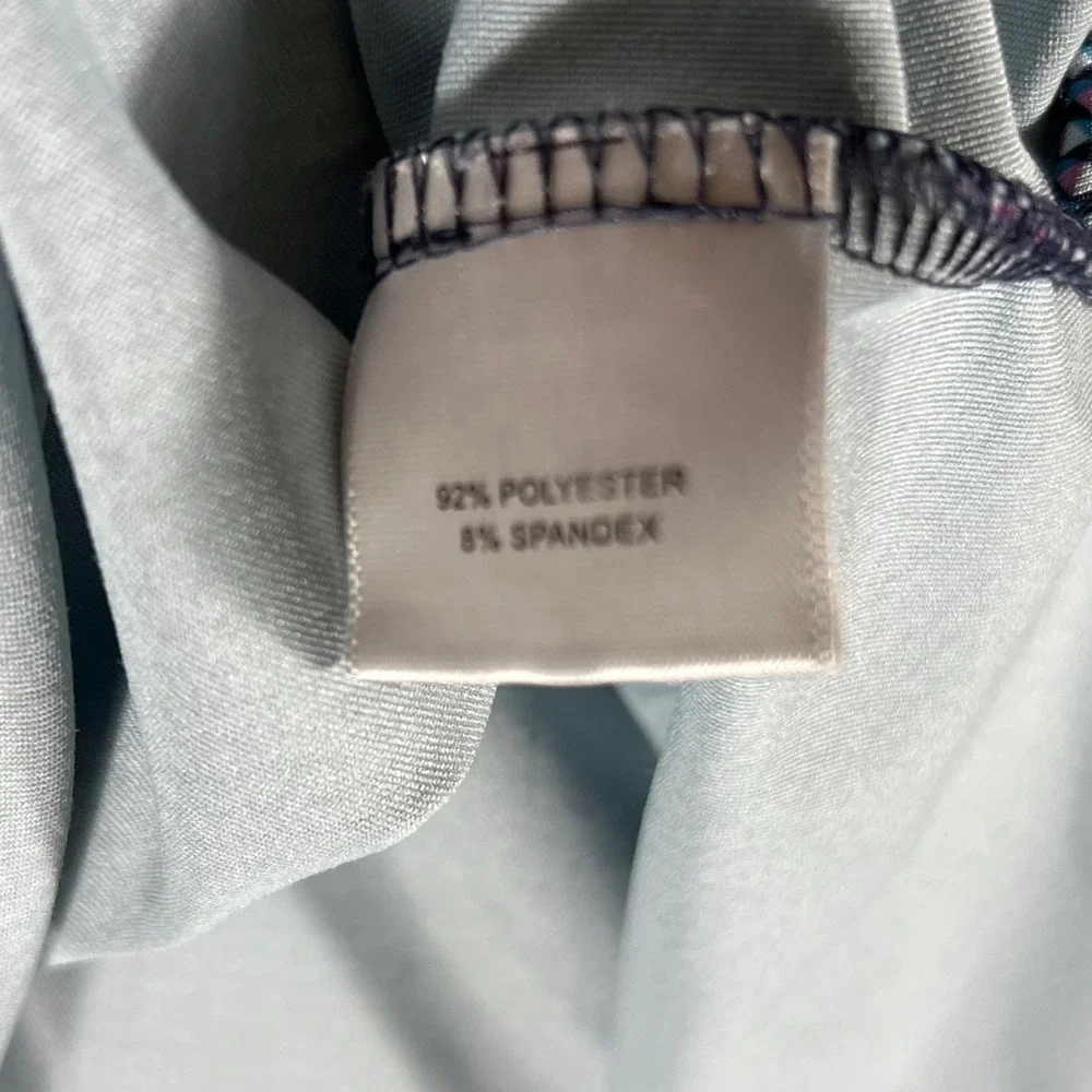 Peter Millar Summer Comfort Polo Shirt Blue Pattern Golf‎ Mens XL